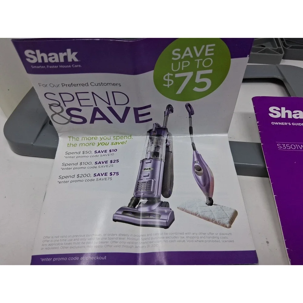 Shark Steam Mop S3501 Replacement Heads Replacement Parts W/filler+instruction Z